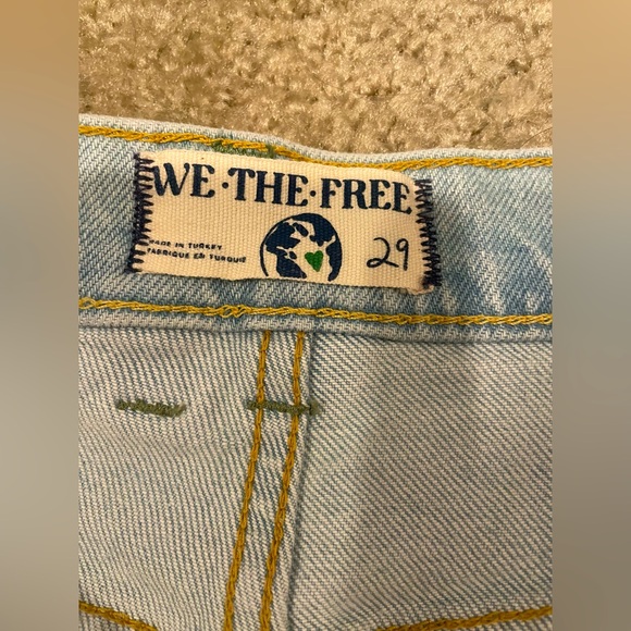 Free People Light Wash Skinny Jeans Size 29 - Picture 4 of 6